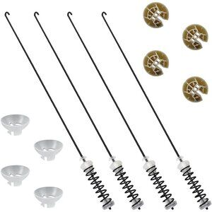 W10780048 Washer Suspension Kit - Fix Shaky Whirlpool, Kenmore, Maytag, Amana